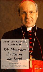 Cover of: Die Menschen, die Kirche, das Land: Christentum als gesellschaftliche Herausforderung