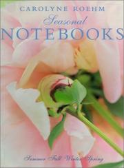 Cover of: Seasonal Notebooks: Summer, Fall, Winter, Spring