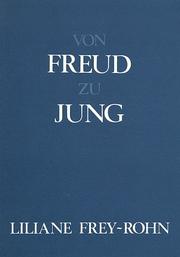 Cover of: Von Freud zu Jung by Liliane Frey-Rohn