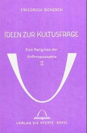 Cover of: Das Religiöse der Anthroposophie by Friedrich Benesch