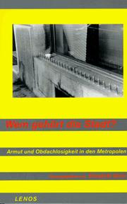 Cover of: Wem gehört die Stadt? by herausgegeben von Elisabeth Blum ; mit Beiträgen von Maria Biel.