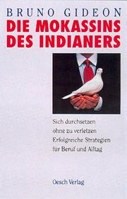 Cover of: Die Mokassins des Indianers by Bruno Gideon