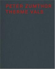 Cover of: Peter Zumthor Therme Vals