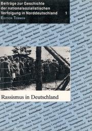 Cover of: Rassismus in Deutschland