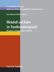 Cover of: Wirtschaft und Kultur im Transformationsprozess by Hans-Hermann Höhmann (Hg.).