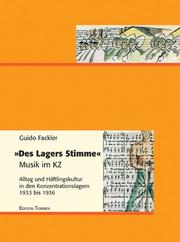 Cover of: Des Lagers Stimme by Guido Fackler