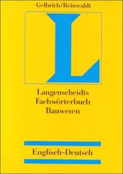 Cover of: Dictionary of Building and Civil Engineering (Dictionary of Building & Civil Engineering) by Langenscheid