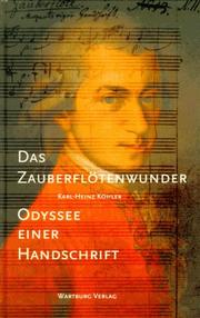Cover of: Das Zauberflotenwunder: Odyssee Einer Handschrift
