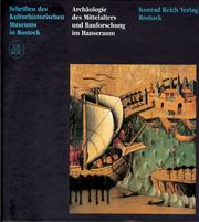 Cover of: Archäologie des Mittelalters und Bauforschung im Hanseraum: eine Festschrift für Günter P. Fehring