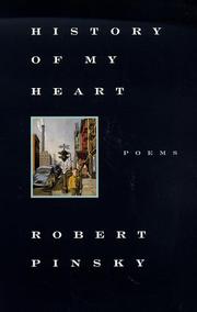 Cover of: History of My Heart by Robert Pinsky