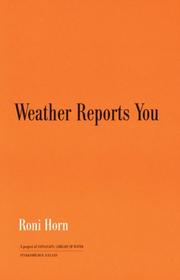 Cover of: Roni Horn by Roni Horn