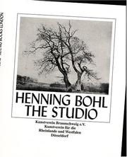 Cover of: Henning Bohl: The Studio