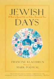 Cover of: Jewish Days by Francine Klagsbrun