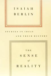 Cover of: The Sense of Reality by Isaiah Berlin