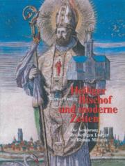 Cover of: Heiliger Bischof und moderne Zeiten by Werner Freitag