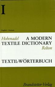 Cover of: Textil-Wörterbuch