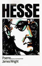 Cover of: Poems by Hermann Hesse