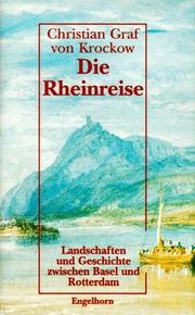 Cover of: Die Rheinreise by Krockow, Christian Graf von
