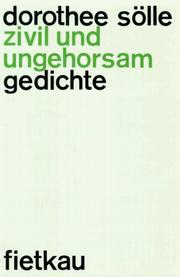 Cover of: Zivil und Ungehorsam: Gedichte