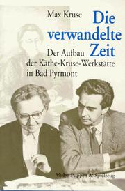 Cover of: Die verwandelte Zeit by Max Kruse