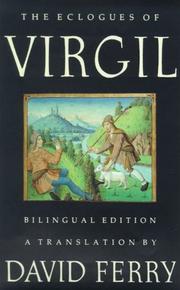Eclogues of Virgil by David Ferry