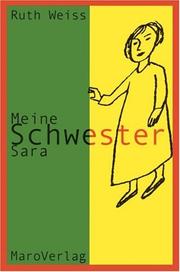 Cover of: Meine Schwester Sara by Ruth Weiss