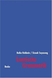 Cover of: Laotische Grammatik by Boike Rehbein