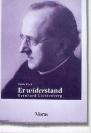 Cover of: Er widerstand by Erich Kock