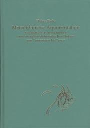 Cover of: Metadiskursive Argumentation: linguistische Untersuchungen zum russischen philosophischen Diskurs von Lomonosov bis Losev