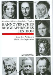 Cover of: Hannoversches biographisches Lexikon by Dirk Böttcher ... [et al.].
