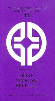 Cover of: Höre, nimm an, erfülle by Basilius Doppelfeld