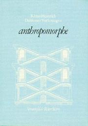 Cover of: Anthropomorphe: zum Problem des Anthropomorphismus in der Religionsphilosophie.