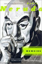 Cover of: Memoirs by Pablo Neruda