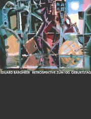 Cover of: Eduard Bargheer by Eduard Bargheer
