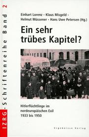 Cover of: Ein sehr trübes Kapitel? by Einhart Lorenz ... [et al.] (Hg.).