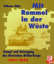 Cover of: Mit Rommel in der Wüste by Volkmar Kühn