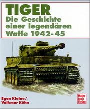 Cover of: Tiger by Egon Kleine