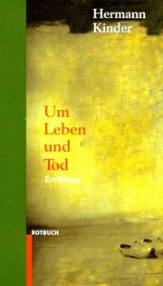 Cover of: Um Leben und Tod: Erzählung