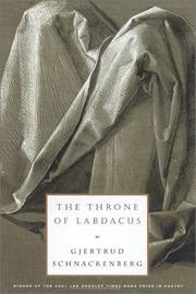 Cover of: The Throne of Labdacus by Gjertrud Schnackenberg