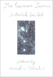 Cover of: The cosmos poems by Frederick Seidel