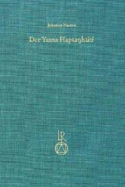 Cover of: Der Yasna Haptanhāiti by Johanna Narten