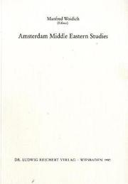 Cover of: Amsterdam Middle Eastern studies