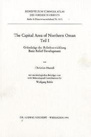 Cover of: The Capital Area of Northern Oman (Beihefte Zum Tubinger Atlas Des Vorderen Orients. Reihe A, N)