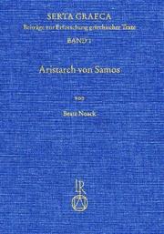 Cover of: Aristarch von Samos: Untersuchungen zur Überlieferungsgeschichte der Schrift Peri megethōn kai apostēmatōn hēliou kai selēnēs