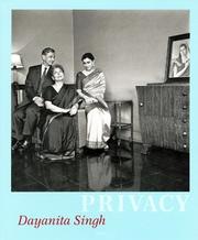 Cover of: Privacy by Dayanita Singh., Dayanita Singh