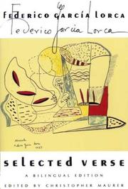 Cover of: Selected Verse by Federico García Lorca