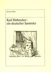 Cover of: Karl Hobrecker, ein deutscher Sammler by Michael Mahn