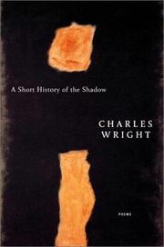 Cover of: A Short History of the Shadow: Poems