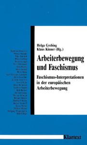 Cover of: Arbeiterbewegung und Faschismus: Faschismus-Interpretationen in der europäischen Arbeiterbewegung