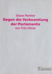 Cover of: Graue Panther by Fritz Vilmar, Fritz Vilmar